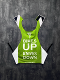 Bikes Up Knives Down l HI-VIS Yellow