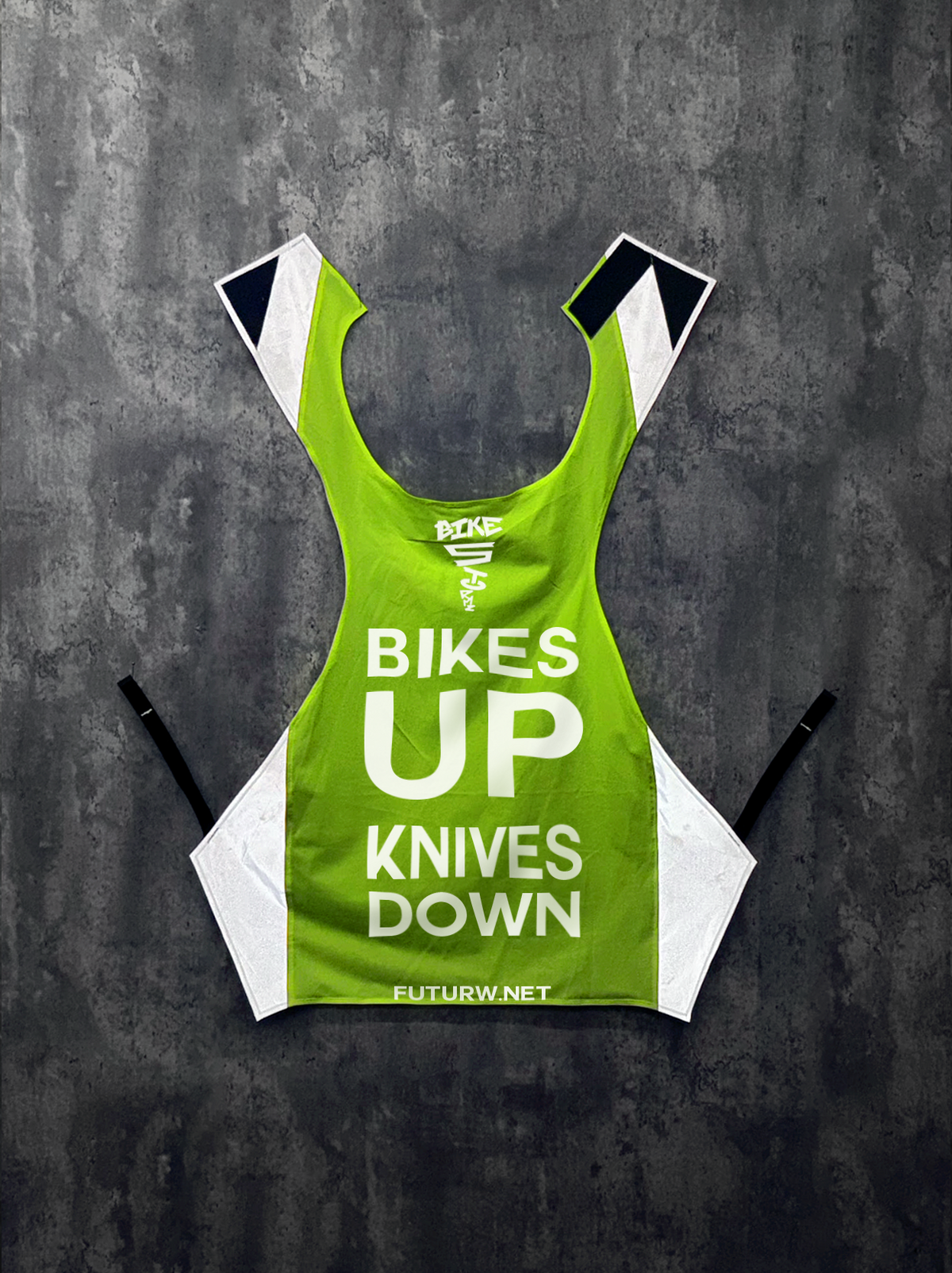 Bikes Up Knives Down l HI-VIS Yellow