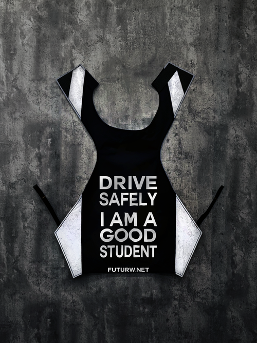 Drive Safely I Am A Good Student l Denim Blue