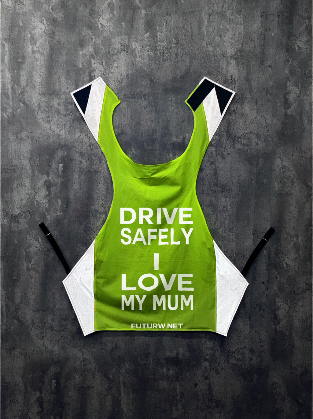 Drive Safely I Love My Mum l HI-VIS Yellow