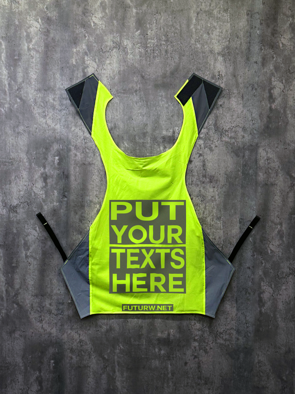 CUSTOMISED l HI-VIS Yellow l Inverted