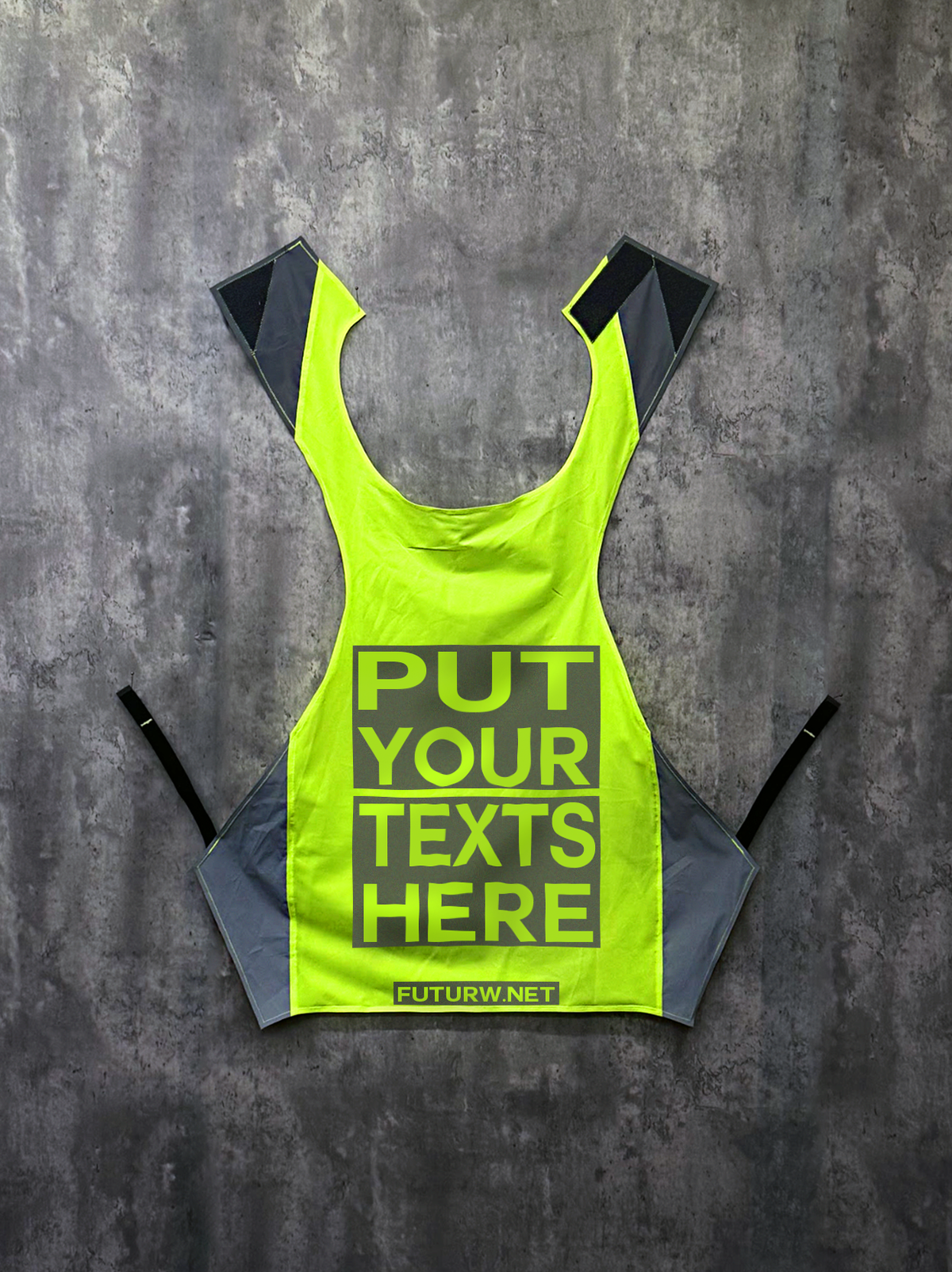 CUSTOMISED l HI-VIS Yellow l Inverted